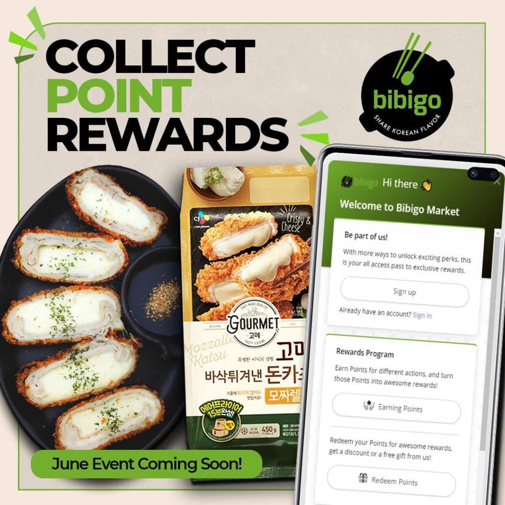 Bibigo Collect Point Rewards June